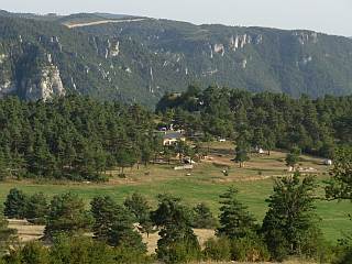 en surplomb des Gorges du Tarn, le Camping de Cassaduc
Clic pour agrandir(47Ko)