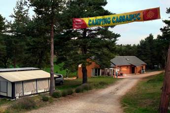 l'entr&eacute;e du camping