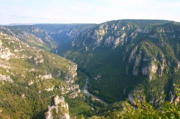 View of Gorges du Tarn from Point-Sublime